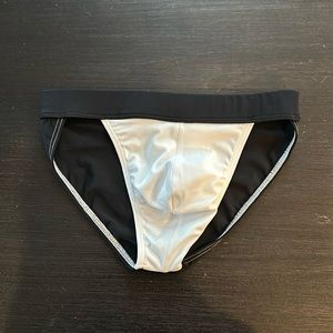 Charlie by Matthew Zink Black and White Swim Brief